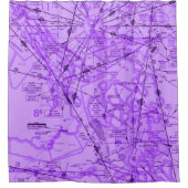 Enroute Low Altitude (ELUS1) Chart - paars Douchegordijn (Voorkant)