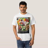 Ensalada Mediterránea fresca y deliciosa T-shirt (Voorkant volledig)
