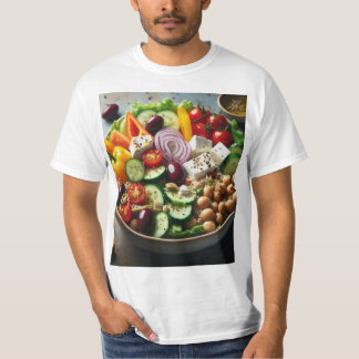 Ensalada Mediterránea fresca y deliciosa T-shirt
