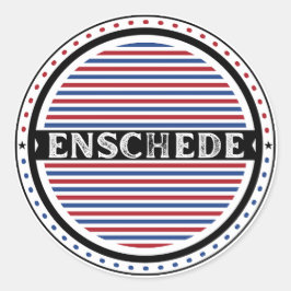 Enschede City Pride Emblem – Dutch Identity Ronde Sticker