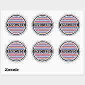Enschede City Pride Emblem – Dutch Identity Ronde Sticker (Vel)