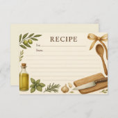 Ensconced in Sicily Recipe Card (Voorkant / Achterkant)