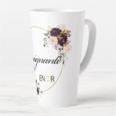 Énseignante Bloemen Waterverf Latte Mok (Rechterhoek)