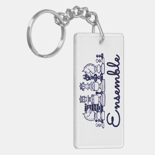 Ensemble Acrylaat Sleutelhanger (Voorkant Links)