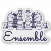 Ensemble Sticker (Voorkant)