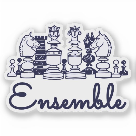 Ensemble Sticker (Voorkant)