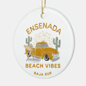 Ensenada Beach Vibes  Keramisch Ornament (Links)
