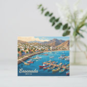 Ensenada Mexico Briefkaart (Staand voorkant)