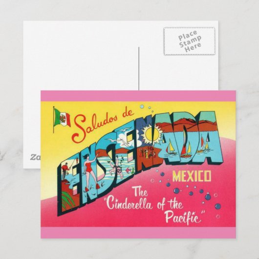 Ensenada Mexico Briefkaart (Voorkant / Achterkant)