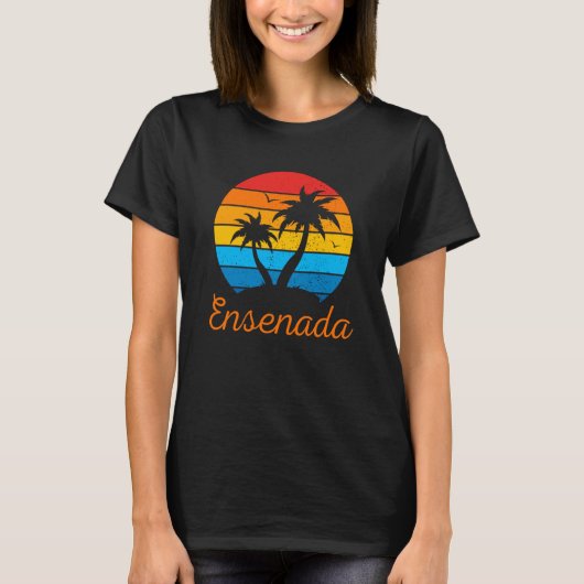 Ensenada Mexico Family Vacation Beach Tropical T-shirt (Voorkant)