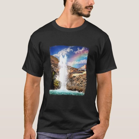 Ensenada Mexico La Bufadora Baja California T Shir T-shirt (Voorkant)