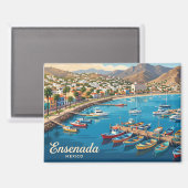 Ensenada Mexico Magneet (Voorkant / Achterkant)