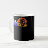 Ensenada Souvenir Mexico Retro Sunset Trip Summer Koffiemok (Voorkant links)