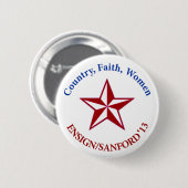 Ensign Sanford 2013 Ronde Button 5,7 Cm (Voorkant /achterkant)