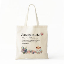 Ensignante aanpasbare franse canvas tas