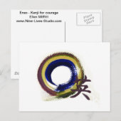 Enso - Aperature of Courage Briefkaart (Voorkant / Achterkant)