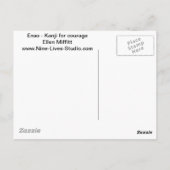Enso - Aperature of Courage Briefkaart (Achterkant)