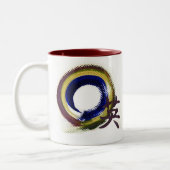 Enso - Aperature of Courage Tweekleurige Koffiemok (Links)