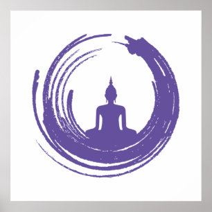 Ensō Budha Buddhism Zen Spiritualiteit Poster