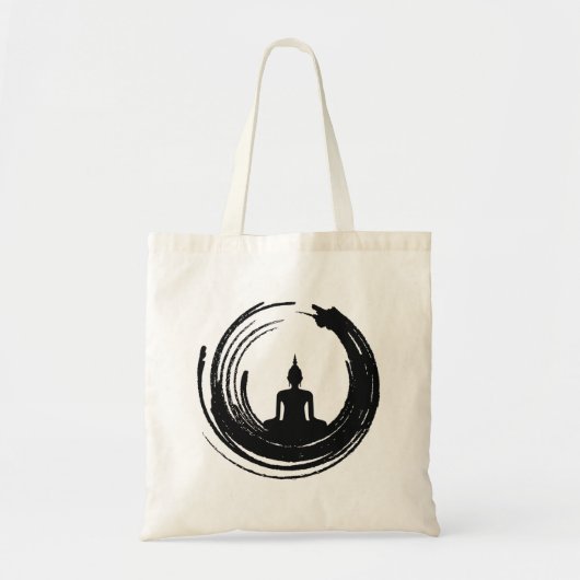 Ensō Budha Buddhism Zen Spiritualiteit Tote Bag (Voorkant)