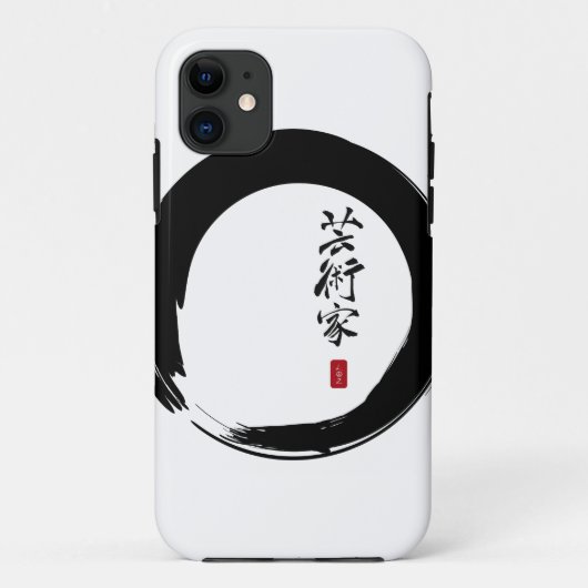 Enso Circle en Artiest Calligrafie Case-Mate iPhone Case (Achterkant)