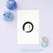 Enso Circle en Brother Calligrafie Flyer (Enkel)
