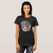 Enso circle Koi Fish Pond T-shirt (Voorkant volledig)