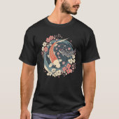 Enso circle Koi Fish Pond T-shirt (Voorkant)