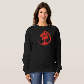 Enso Circle of Enlightenment T-shirt Yin en Yang B (Voorkant volledig)