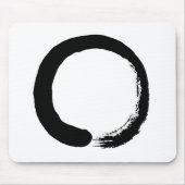 Enso Circle Zen Calligrafie Muismat (Voorkant)