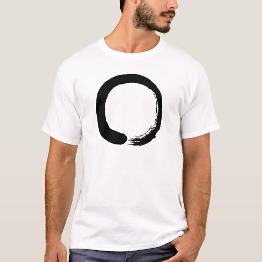 Enso Circle Zen Calligrafie T-shirt (Voorkant)