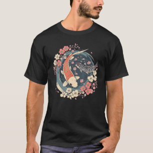 Enso cirkel Koi Visvijver T-shirt
