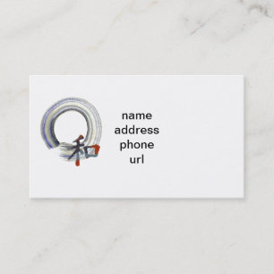 Enso, Harmony met Kanji afgesneden van Orgami pape Visitekaartje