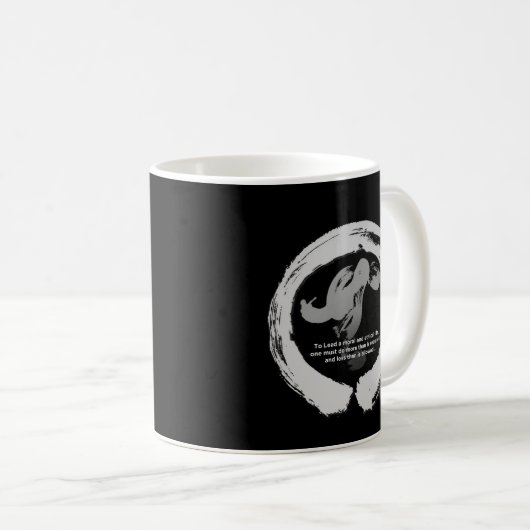 Enso, Japanse Cirkel met Mu Kanji, Nergens Koffiemok (Voorkant rechts)