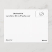 Enso - Kanji character for Provoorspoed, Sumi-e Briefkaart (Achterkant)