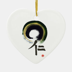 Enso - Kanji voor welwillendheid Keramisch Ornament