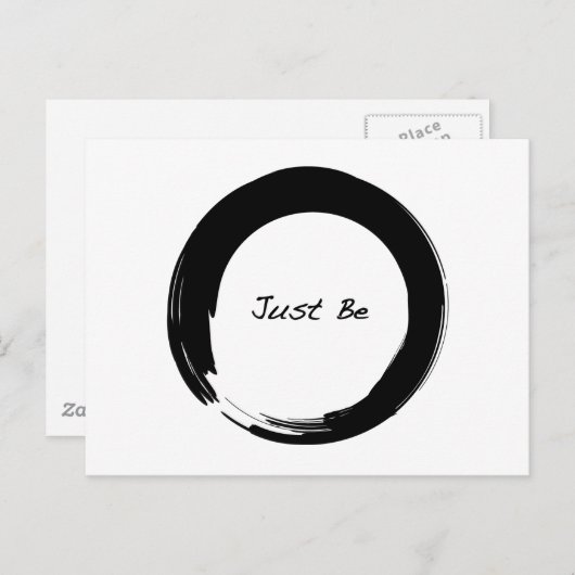 Enso met enkel zijn briefkaart (Voorkant / Achterkant)