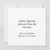 Enso met Japans voor "kunstenaar" Kaart (Achterkant)