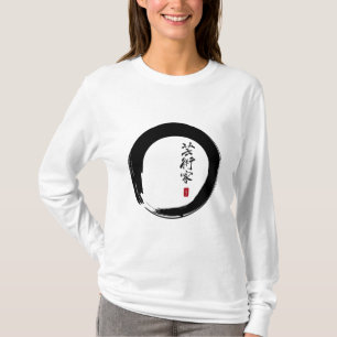 Enso met Japans voor "kunstenaar" T-shirt