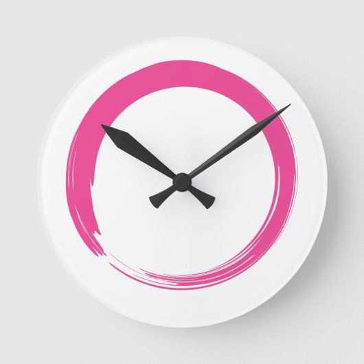 Enso Open Circle Massage Room Clocks Ronde Klok (Voorkant)