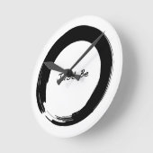 Enso Open Circle Massage Room Clocks Ronde Klok (Hoek)