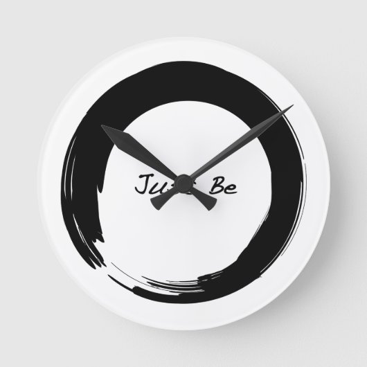 Enso Open Circle Massage Room Clocks Ronde Klok (Voorkant)