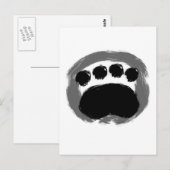 Enso Paw-ontwerp Briefkaart (Voorkant / Achterkant)