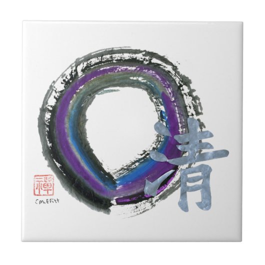 Enso, Silver Clarity Tegeltje (Voorkant)