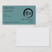 Enso-symbool met Harmony-symbool Visitekaartje (Voorkant / Achterkant)