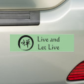 Enso-symbool met Zen-symbool Bumpersticker (Op auto)