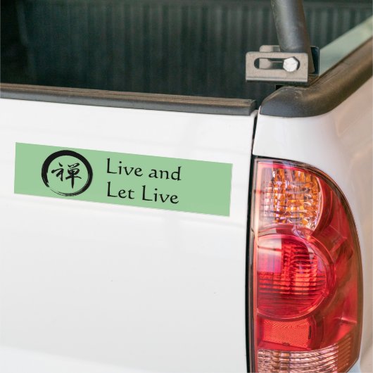 Enso-symbool met Zen-symbool Bumpersticker (Op Truck)
