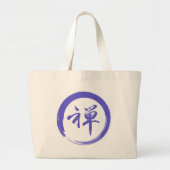 Enso-symbool met Zen-symbool Grote Tote Bag (Voorkant)