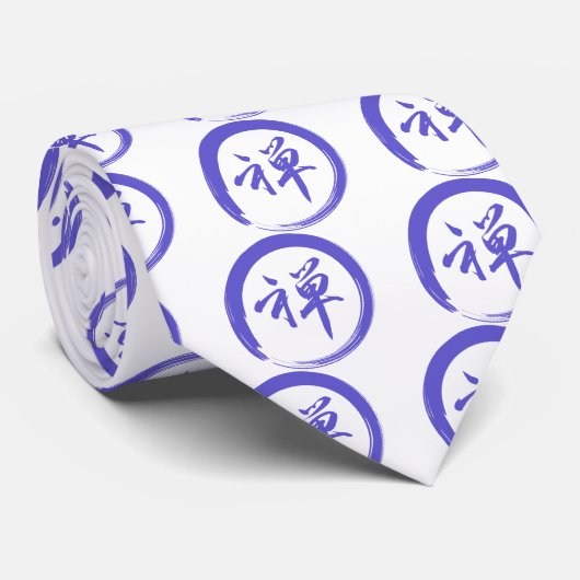 Enso-symbool met Zen-symbool Stropdas (Opgerold)