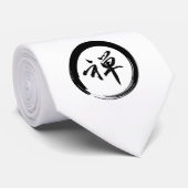 Enso-symbool met Zen-symbool Stropdas (Opgerold)